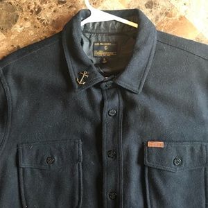 Dark Seas Wool Shirt Jacket L